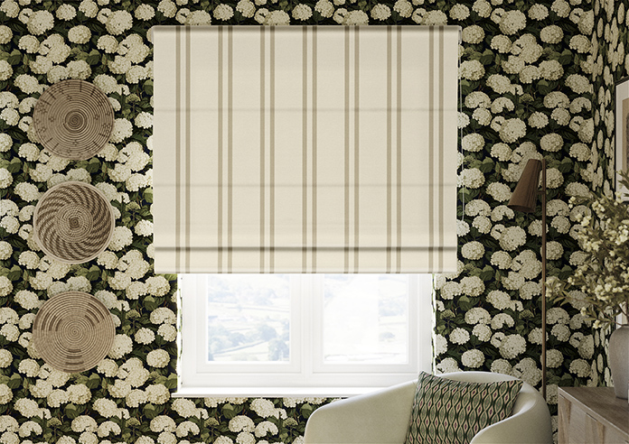 Winnies Stripe, Cashmere - Twist&Fit Roman Blind - Image 3